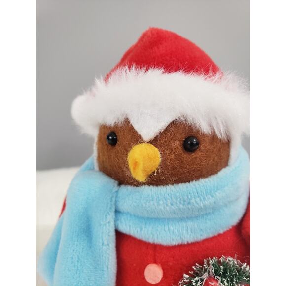 NEW! Target 2023 Featherly Friends Christmas Bird CRINKLE Santa hat, Wreath CUTE - Picture 2 of 4
